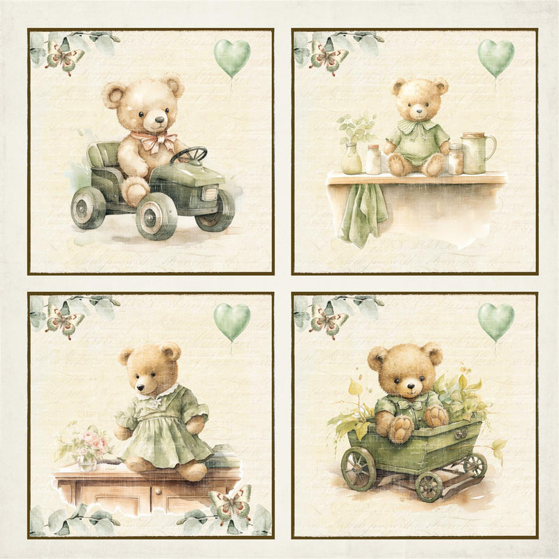 Reprint - Bear - 12x12 Cards