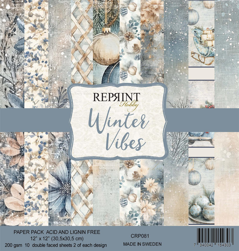 Paperpack Reprint -Winter Vibes Collection Paperpack - 12x12