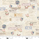 Parisian Snippets labels and butterflies 0,5m