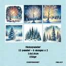 Paneler 1407 - Pakke med 12 paneler i 14x14cm