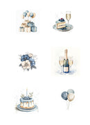 Klippark - Birthday Blue - A4