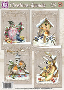 Christmas Animals 03 Card Kit