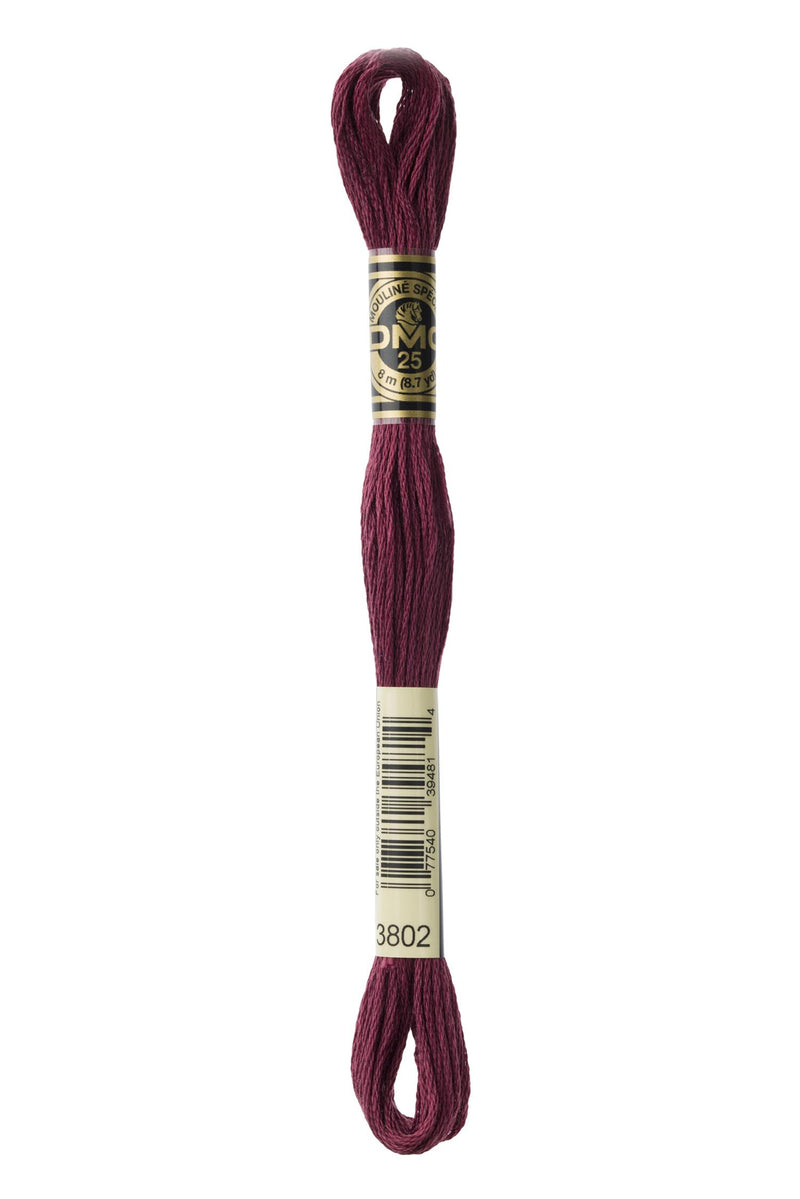 DMC 3802 Very dark antique mauve