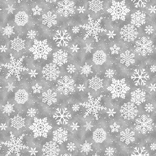 Snow crew Snowflakes grey 0,5m