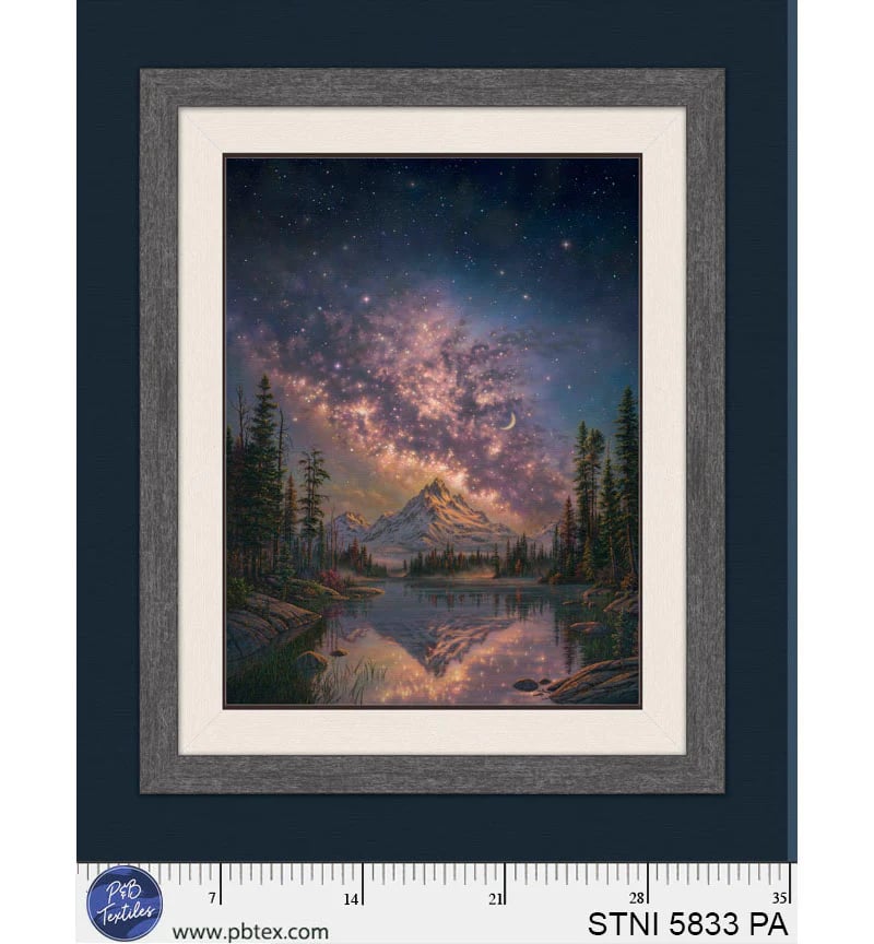 Starlit night Panel ca 90 cm