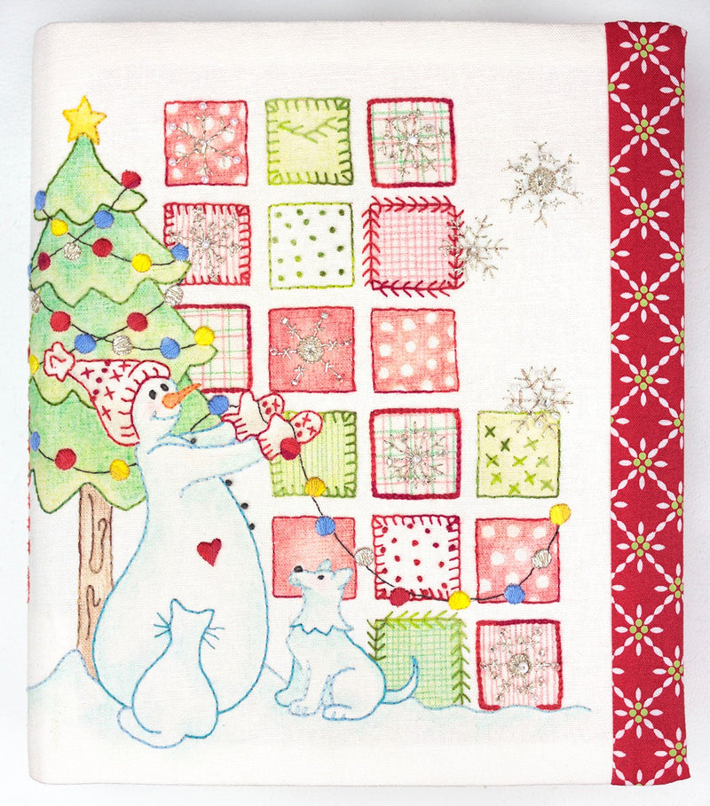 Snowy wonderland stitch binder