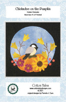 Chickadee on the pumpkin