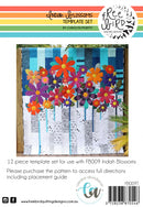 Indah blossoms template set
