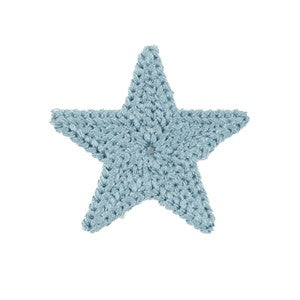 Tekstilmerke stjerne ca 3cm