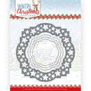 Wintry christmas Stars frame