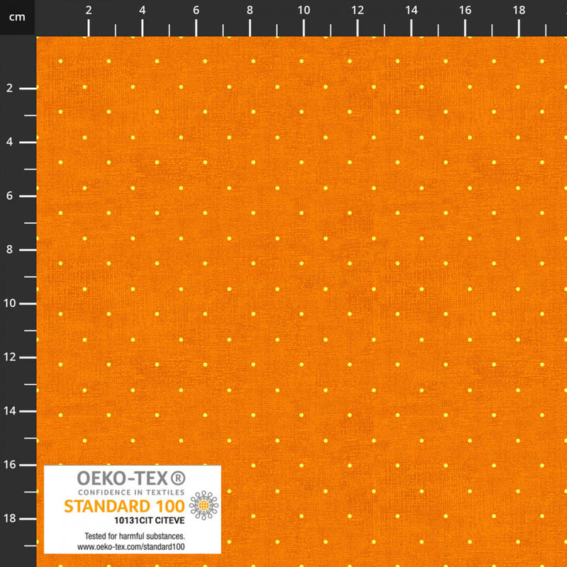 Quilting rainbows Orange dots Pr dm