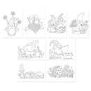 Summer Gnomes A6 Colour Me Toppers