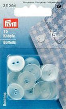 Prym Plastknapper Perle -15 mm - 15 stk