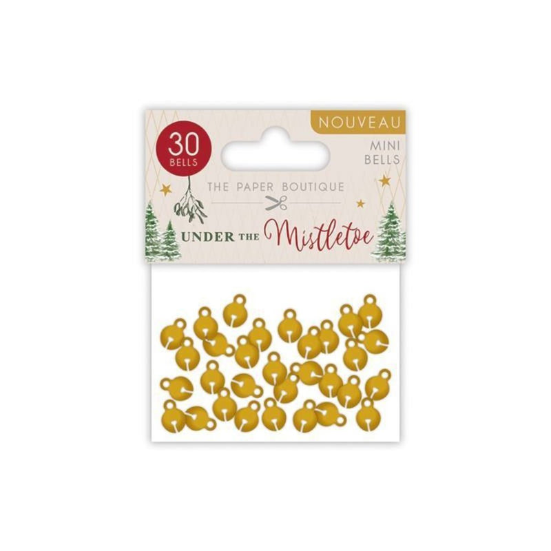 Under the Mistletoe Mini Bells (30pcs