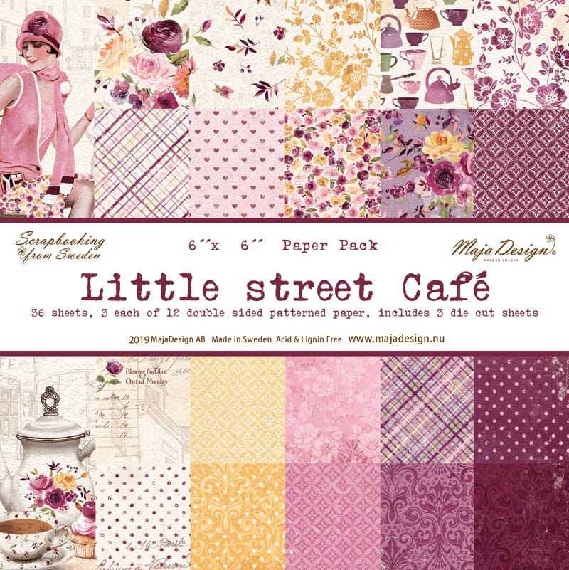 Little street cafe 6x6 paper pack