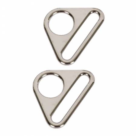 By Annie 1" flat triangle ring nickel