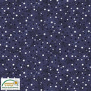 Blue with silver dots