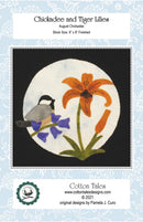 Chickadee and Tiger lilies