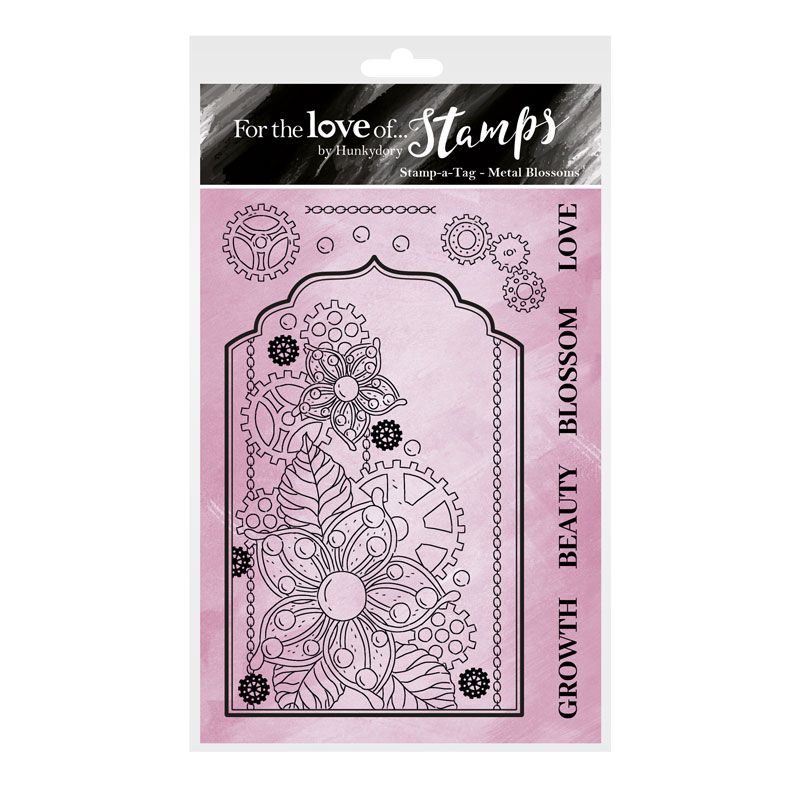 Stamp-a-tag Metal blossoms