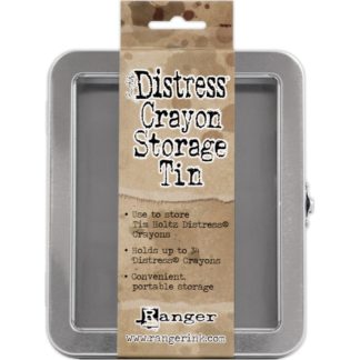 Distress crayon Storage tin