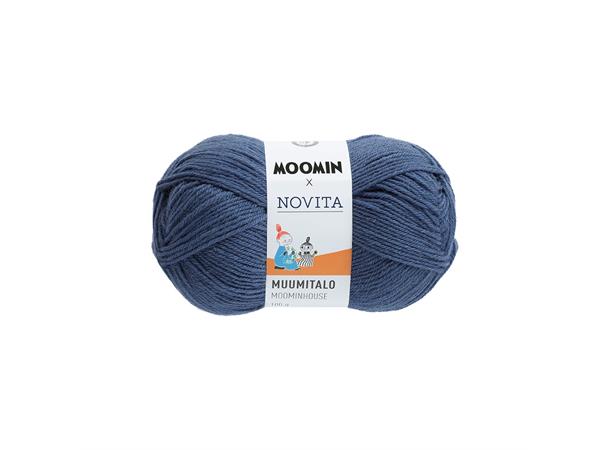 Mummigarn Muumitalo 100 g 176 Blå Hufsa