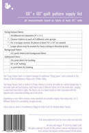 the forest abstraction quilt