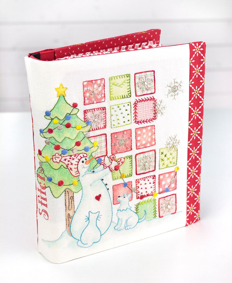 Snowy wonderland stitch binder