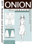 3019 - Skjørt med dreide paneler