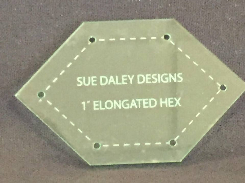 Sue Daley - 1" Elongated Hex