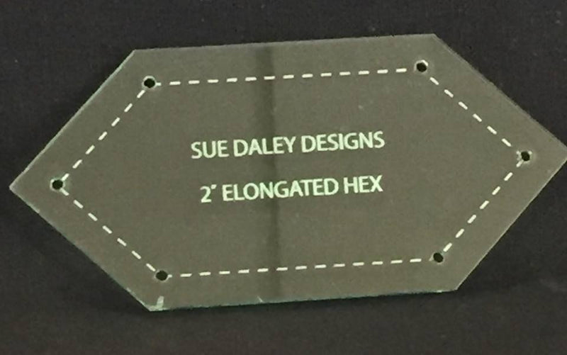 Sue Daley - 2" Elongated Hex