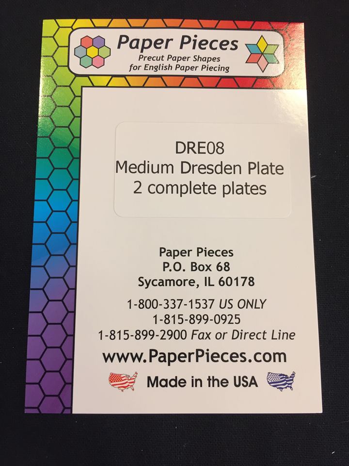 Medium Dresden Plate - 2 stk