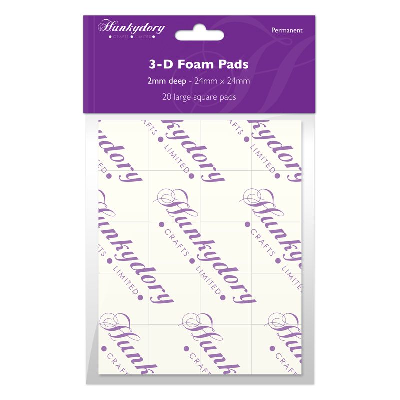 3-d foam pads 2mm 24x24mm