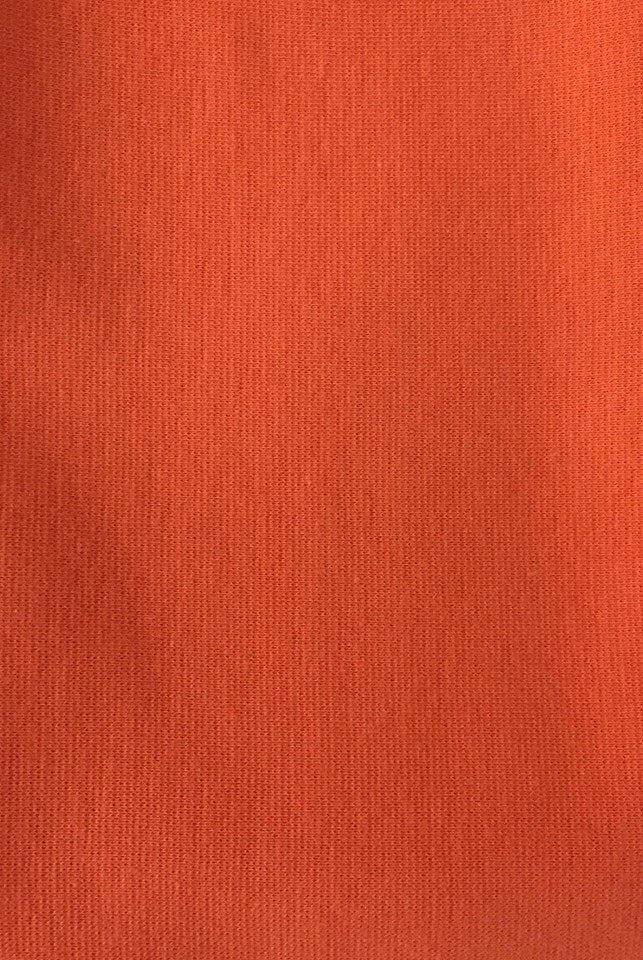Rundstrikket Ribb  Orange - 0,5 m