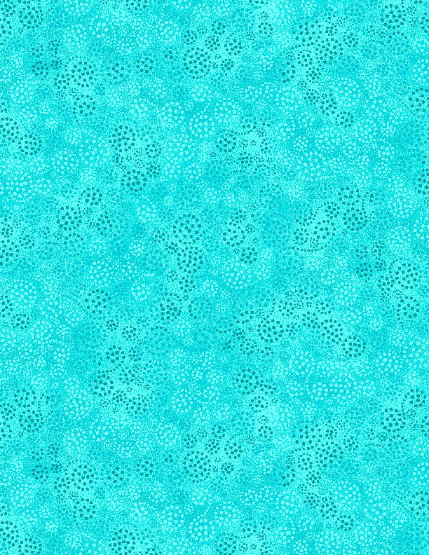 Swirled dots Light turquoise