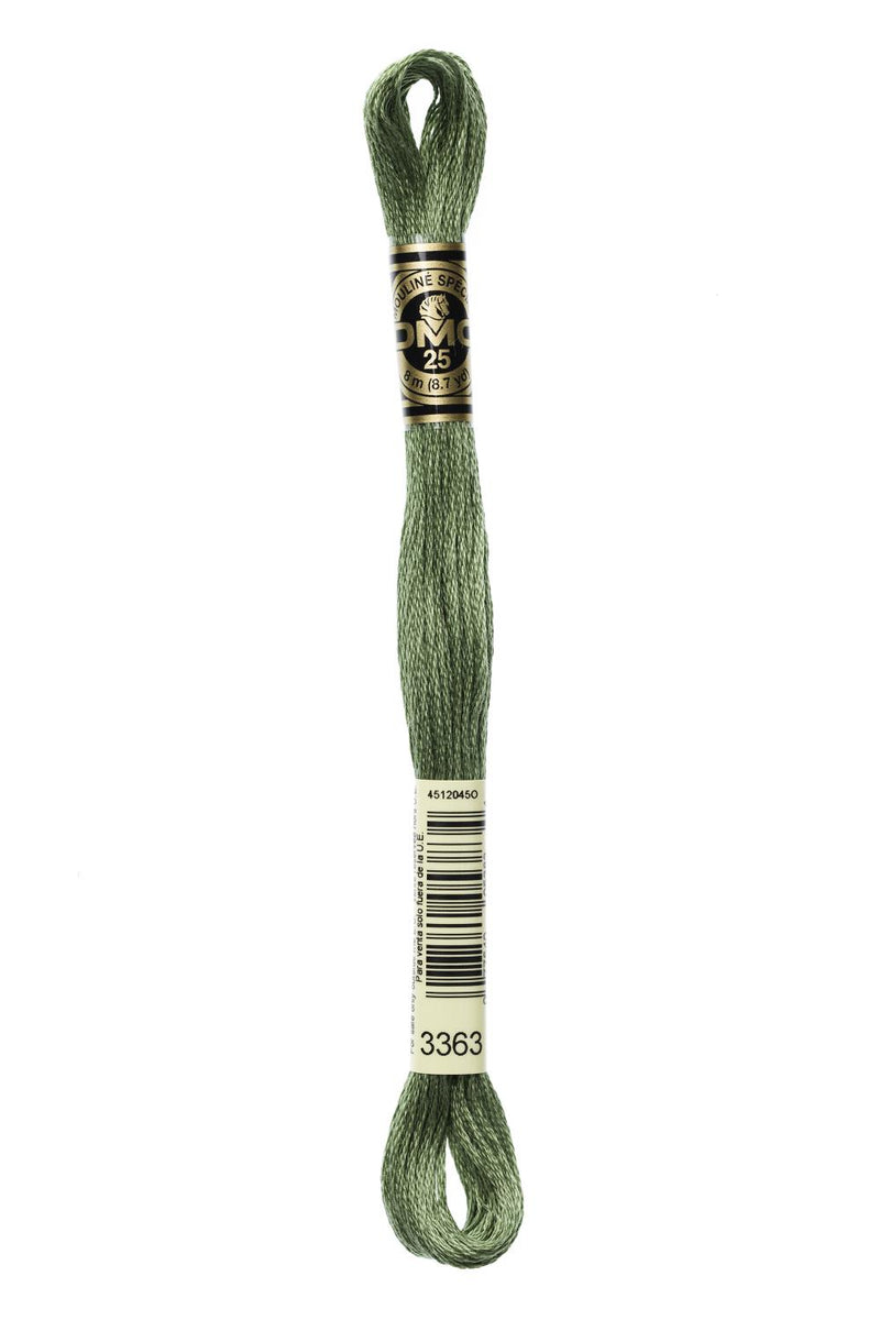 DMC 3363 Medium pine green