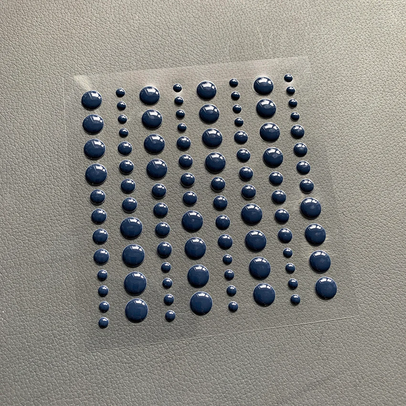 Simple and Basic Enamel Dots "Dark Blue (96 pcs)"