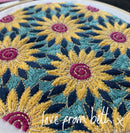 Sunflower embroidery kit
