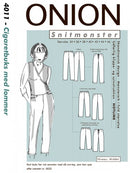 4011 - Cigarettbukse med lommer