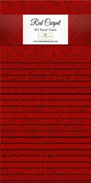 Red carpet 2 1/2" strips