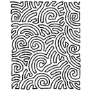 Maze background quilt stencil