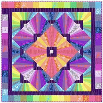 Solar Flare quilt kit True colors Tula Pink