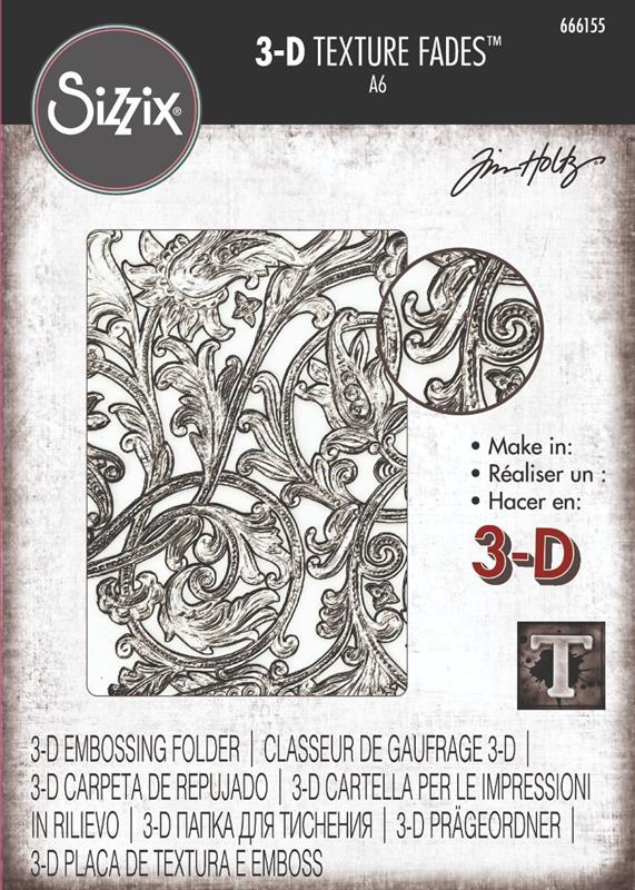 izzix/Tim Holtz 3D Embossingfolder "Entangled"