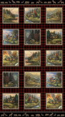 Chocolate Cozy cabins Thomas Kinkade