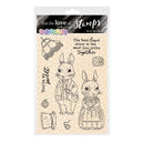 For the Love of Stamps - Snippables - A Woodland Story - Mr & Mrs Rabbit