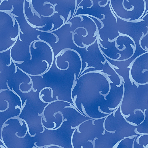 Swirling vine Blue 0,5m