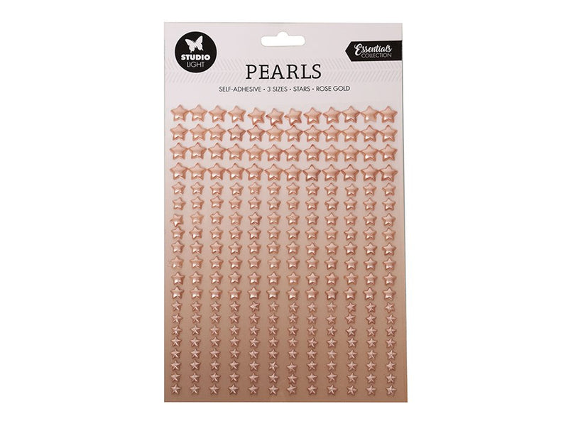 Studio Light Essentials Pearls – Rose gold stars 10