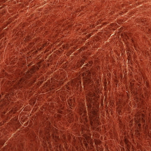 Brushed alpaca silk rust 24