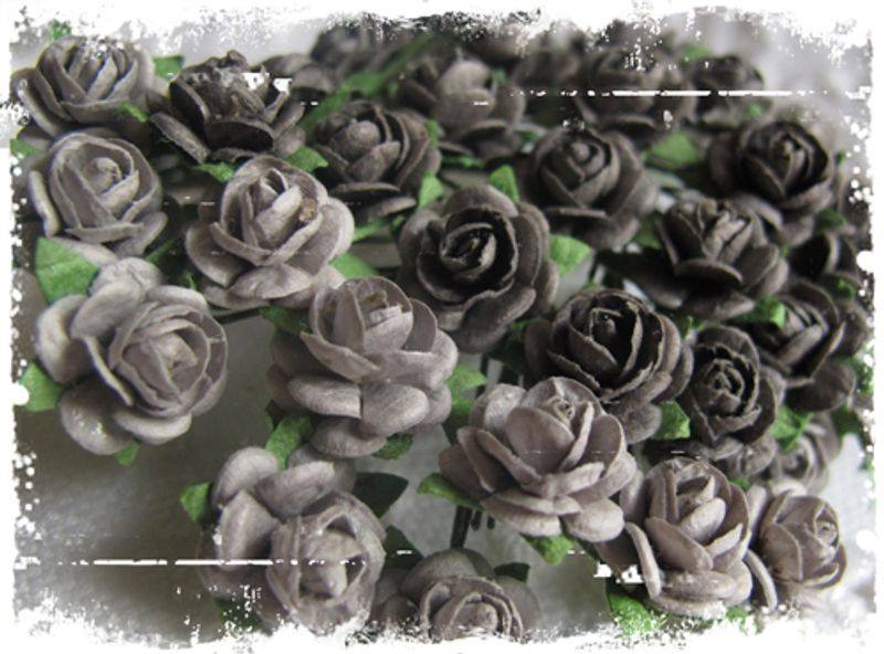 Roser 1,2 cm grå