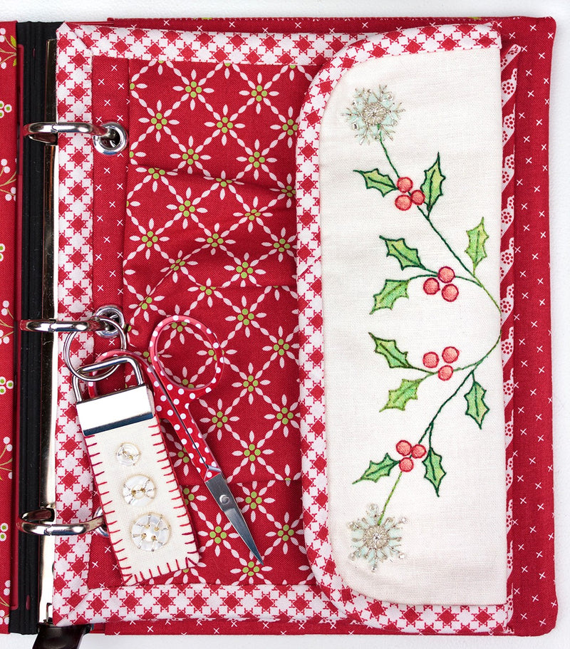 Snowy wonderland stitch binder