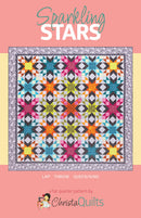 Sparkling stars quilt pattern